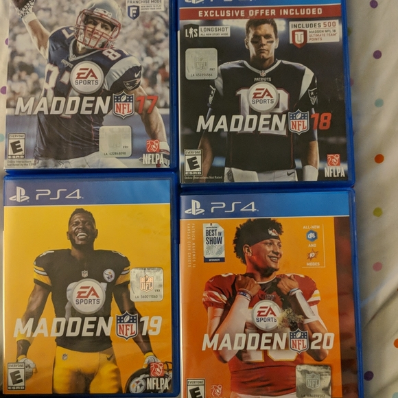 MADDEN 17 18 19 AND 20 PS4